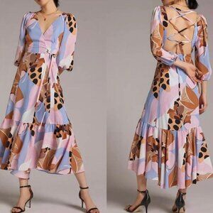 NWOT Hutch Bloom Wrap Midi Dress
